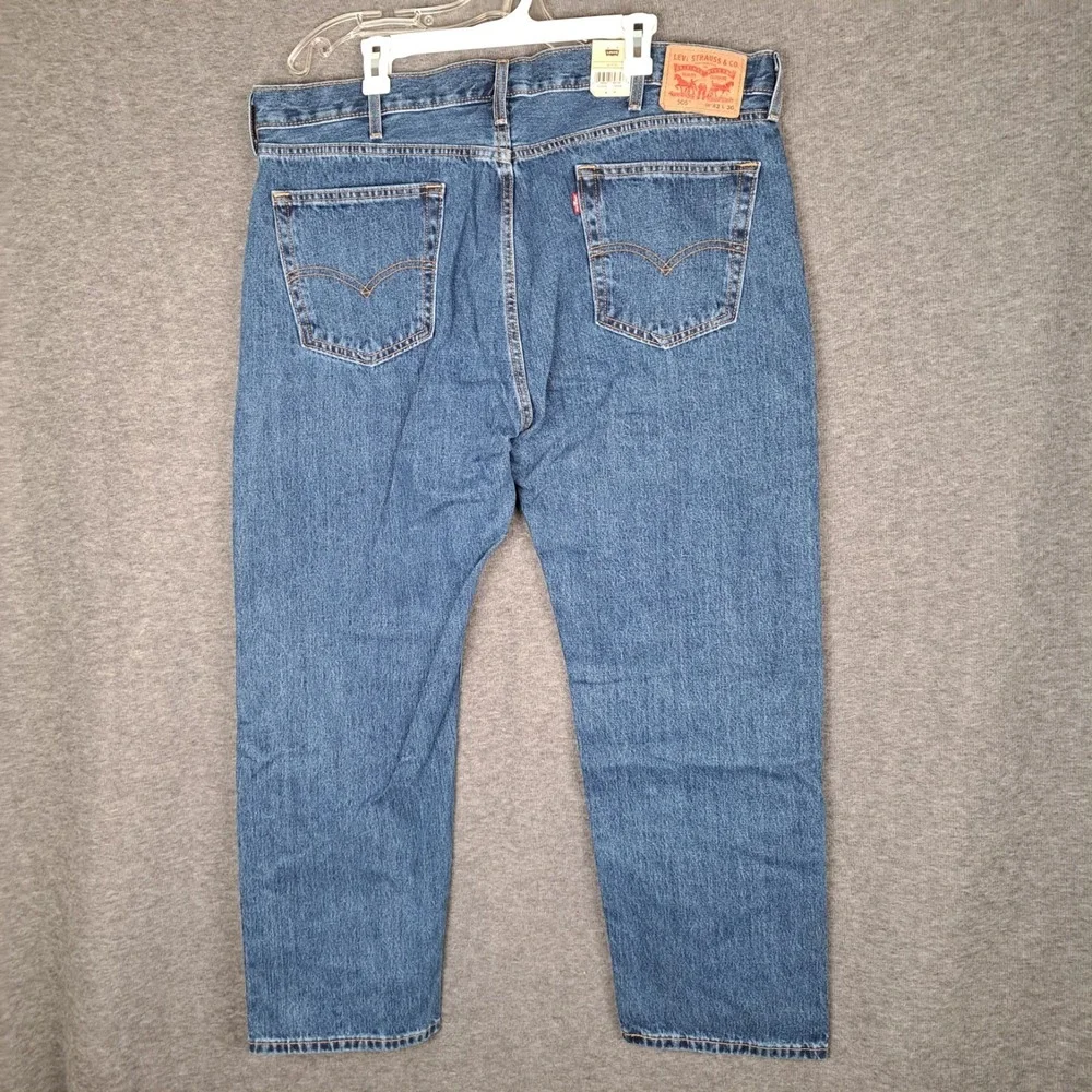 Men's‎ Levi's 505 42x30 41W Regular Fit Blue Denim Jeans Classic Straight NWT